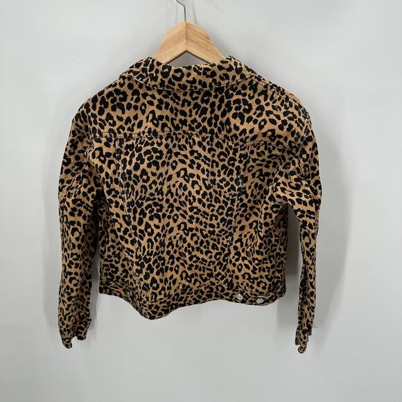 TOPSHOP Moto Animal Print Cropped Jacket // 10 - Picture 8 of 9